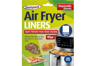 Sealapack Air Fryer Liners (square / 20cm) x 40	